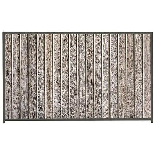 PermaSteel Colorbond Fence Kit in the size of 2.35m x 1.8m with Ash Infill and Slate Grey Frame | Available at Australian Landscape Supplies