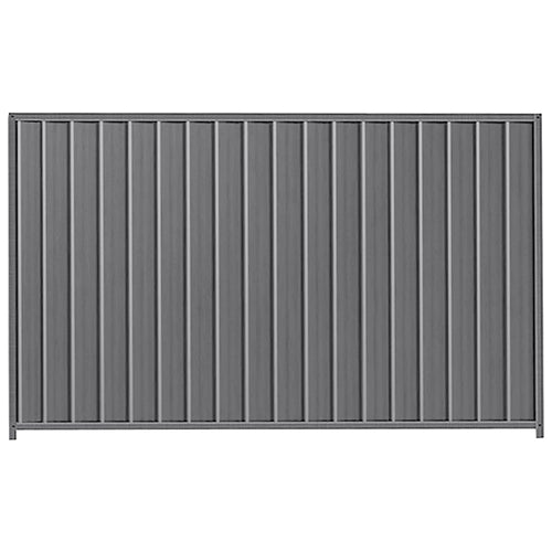PermaSteel Colorbond Fence Kit in the size of 2.35m x 1.8m with Basalt Infill and Basalt Frame | Available at Australian Landscape Supplies