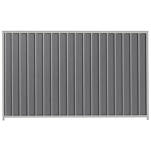PermaSteel Colorbond Fence Kit in the size of 2.35m x 1.8m with Basalt Infill and Shale Grey Frame | Available at Australian Landscape Supplies