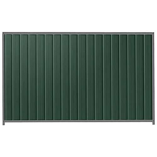 PermaSteel Colorbond Fence Kit in the size of 2.35m x 1.8m with Caulfield Green Infill and Basalt Frame | Available at Australian Landscape Supplies
