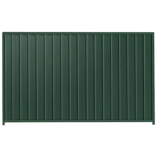 PermaSteel Colorbond Fence Kit in the size of 2.35m x 1.8m with Caulfield Green Infill and Caulfield Green Frame | Available at Australian Landscape Supplies
