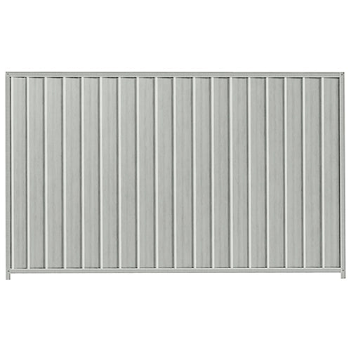 PermaSteel Colorbond Fence Kit in the size of 2.35m x 1.8m with Shale Grey Infill and Shale Grey Frame | Available at Australian Landscape Supplies