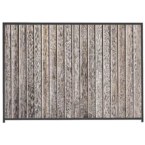 PermaSteel Colorbond Fence Kit in the size of 2.35m x 2.1m with Ash Infill and Monolith Frame | Available at Australian Landscape Supplies