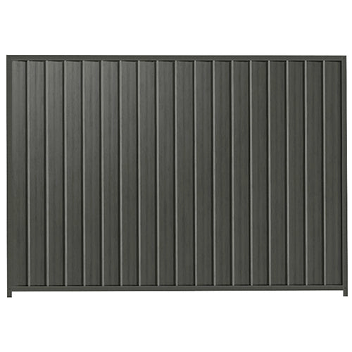 PermaSteel Colorbond Fence Kit in the size of 2.35m x 2.1m with Slate Grey Infill and Slate Grey Frame | Available at Australian Landscape Supplies