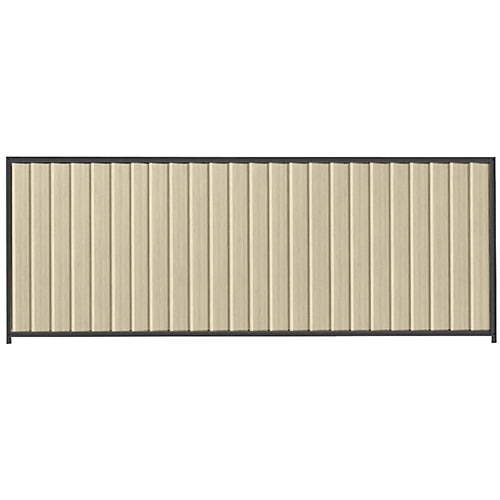 PermaSteel Colorbond Fence Kit in the size of 3.1m x 1.5m with Merino Infill and Monolith Frame | Available at Australian Landscape Supplies