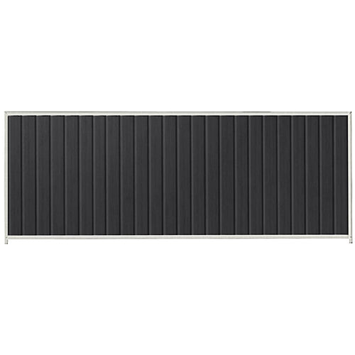 PermaSteel Colorbond Fence Kit in the size of 3.1m x 1.5m with Monolith Infill and Off White Frame | Available at Australian Landscape Supplies