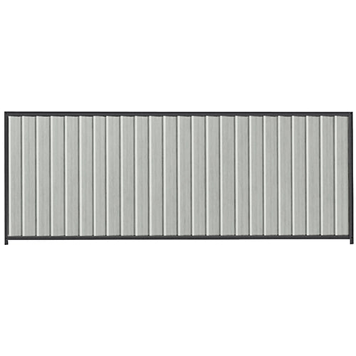 PermaSteel Colorbond Fence Kit in the size of 3.1m x 1.5m with Shale Grey Infill and Monolith Frame | Available at Australian Landscape Supplies