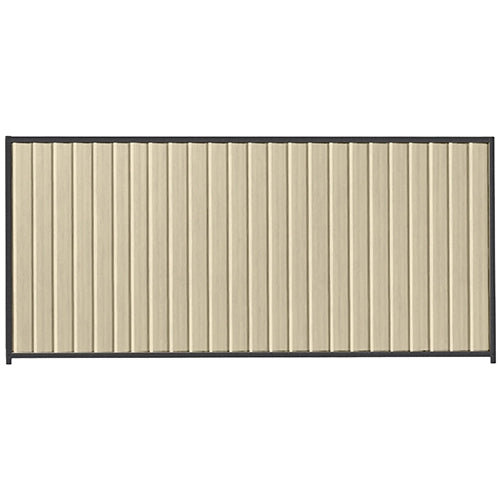 PermaSteel Colorbond Fence Kit in the size of 3.1m x 1.8m with Merino Infill and Monolith Frame | Available at Australian Landscape Supplies