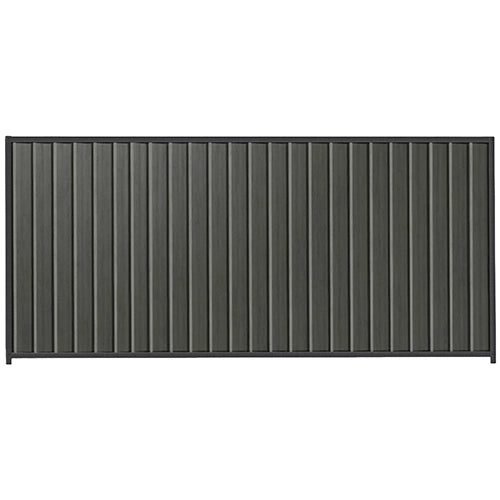 PermaSteel Colorbond Fence Kit in the size of 3.1m x 1.8m with Slate Grey Infill and Monolith Frame | Available at Australian Landscape Supplies