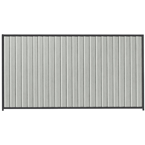 PermaSteel Colorbond Fence Kit in the size of 3.1m x 2.1m with Shale Grey Infill and Monolith Frame | Available at Australian Landscape Supplies