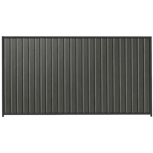 PermaSteel Colorbond Fence Kit in the size of 3.1m x 2.1m with Slate Grey Infill and Monolith Frame | Available at Australian Landscape Supplies