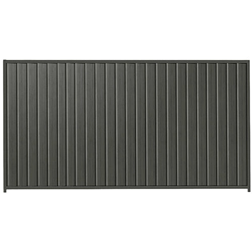 PermaSteel Colorbond Fence Kit in the size of 3.1m x 2.1m with Slate Grey Infill and Slate Grey Frame | Available at Australian Landscape Supplies
