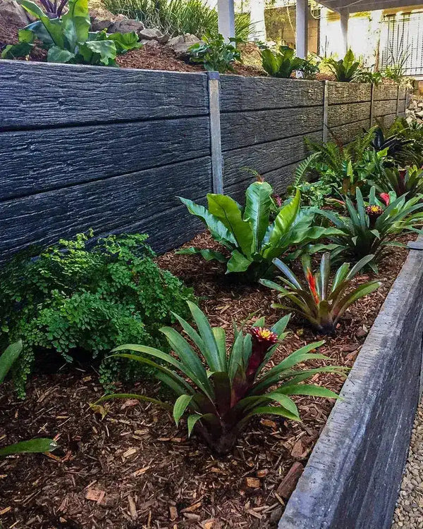 Smokey Timber Look Sealed Concrete Sleepers - Australian Landscape Supplies