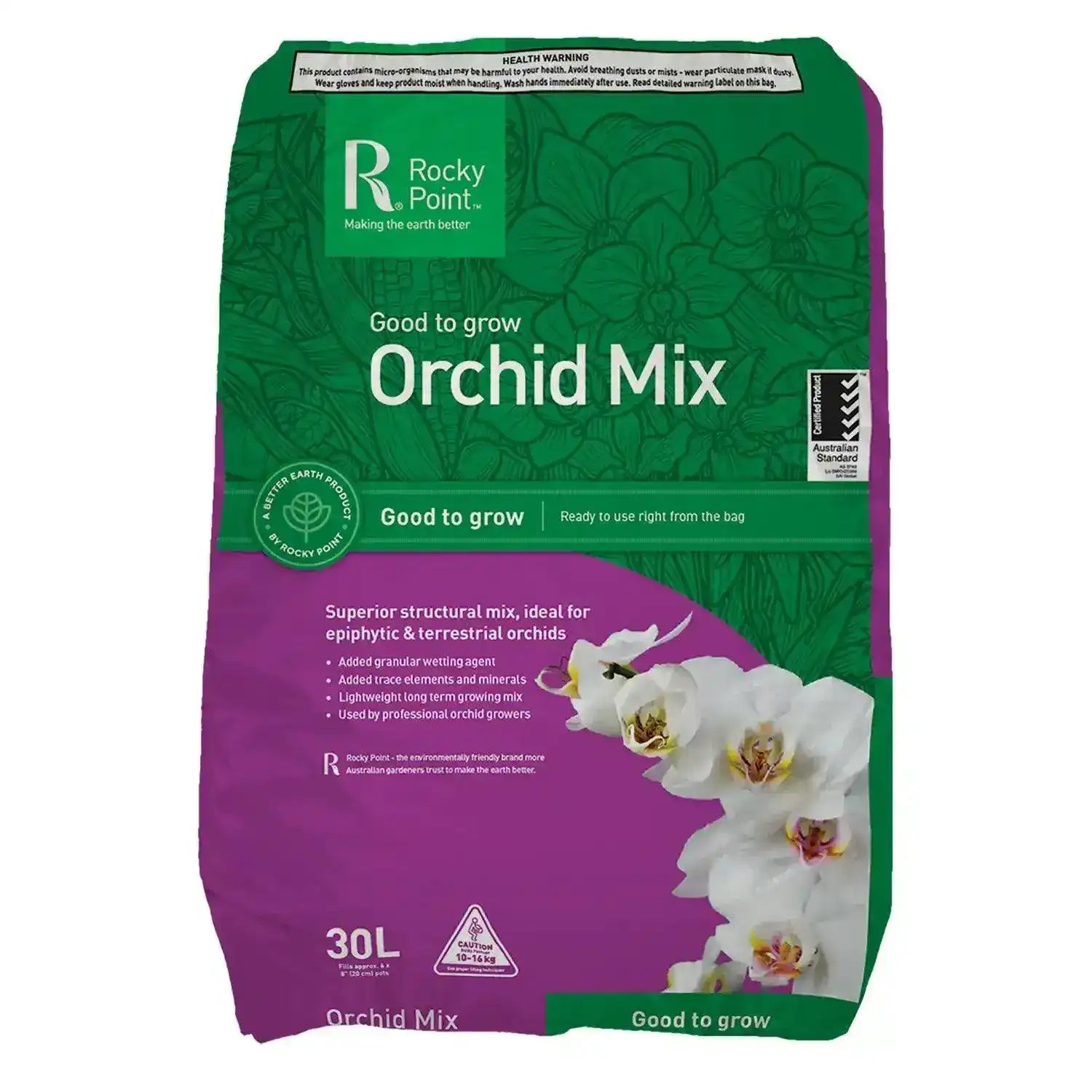 orchid potting mix australia Orchid Mix Soil 30L by Rocky Point