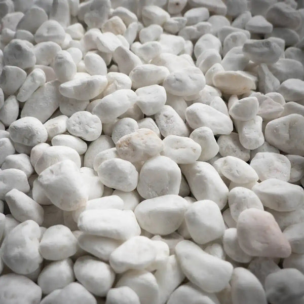 Snow White - Natural Pebbles - Kashmiri - Australian Landscape Supplies