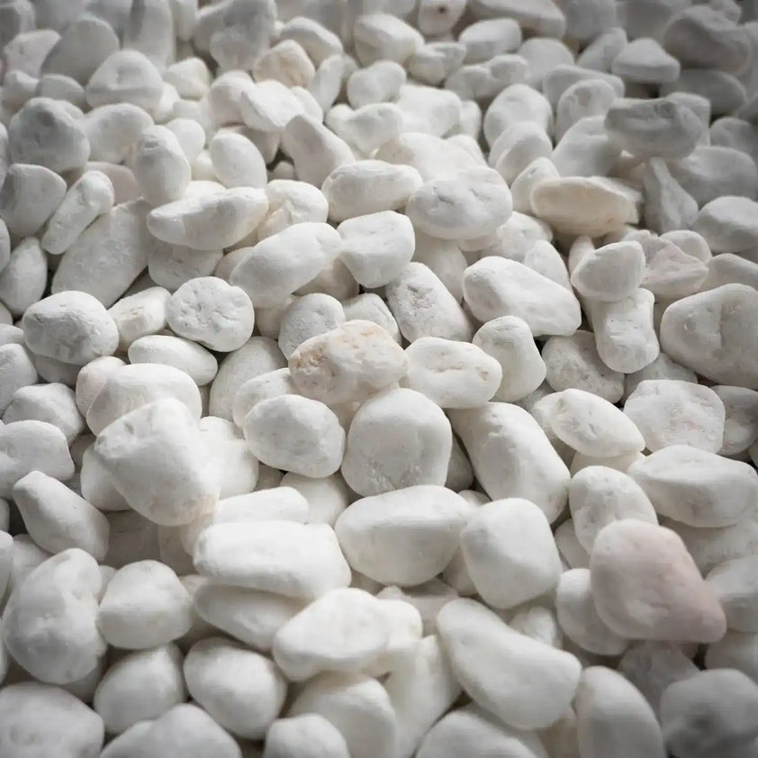 Snow White - Natural Pebbles - Kashmiri | Australian Landscape Supplies