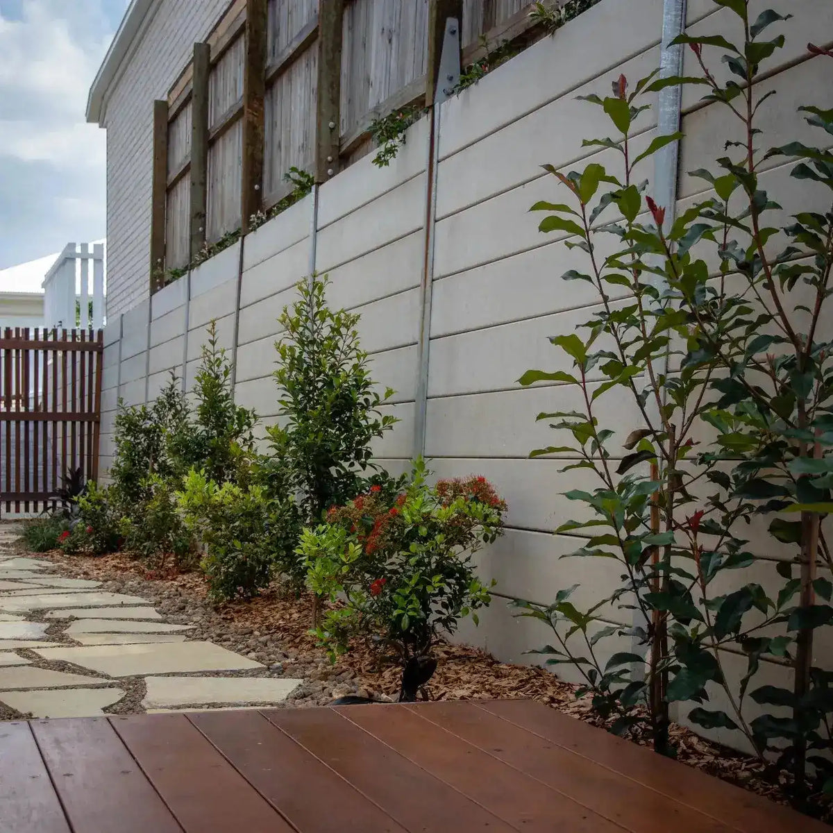 Plain Grey Smooth Concrete Sleepers - Australian Landscape Supplies
