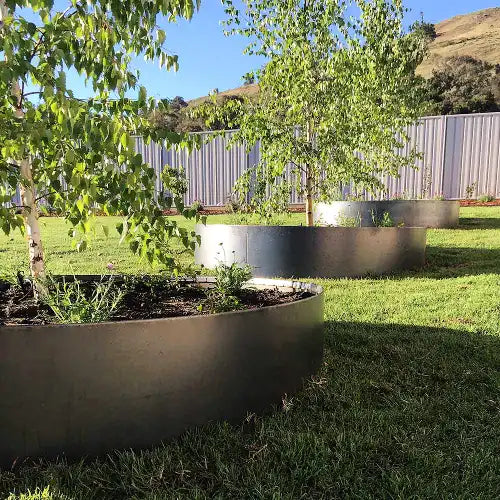 Straightcurve Flex Raised Garden Bed & Retaining Galvanised Steel 2160mm | Garden Edging | Australian Landscape Supplies