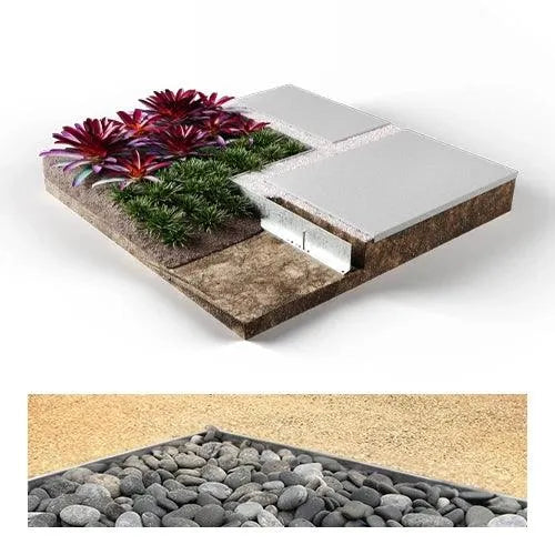 Zero-Flex Garden Edging GS 2200mm - Galvanised Steel - Straightcurve - Australian Landscape Supplies