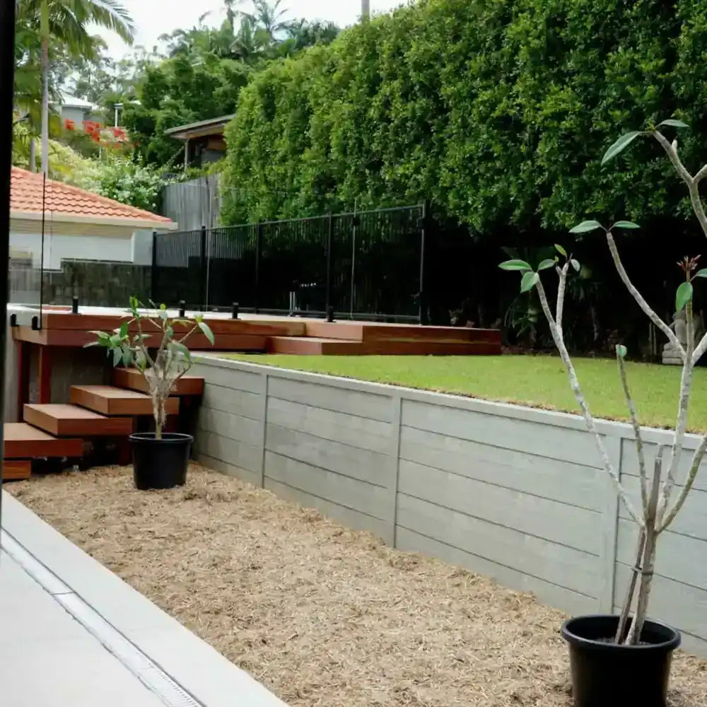 TUFFPOLY Lightweight Timber Look FRP Composite Sleepers - Australian Landscape Supplies