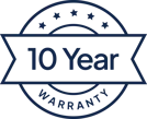 10 Year Warranty