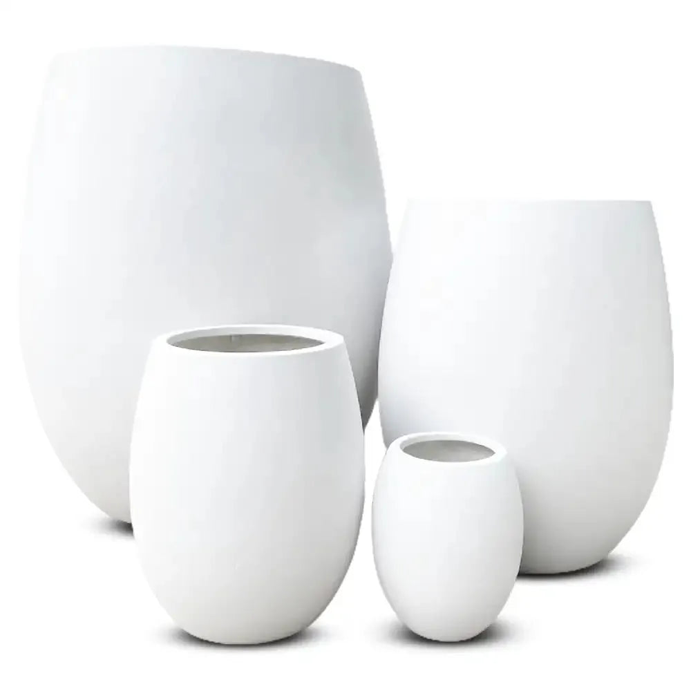 Zuma Pot - Pure White - Australian Landscape Supplies