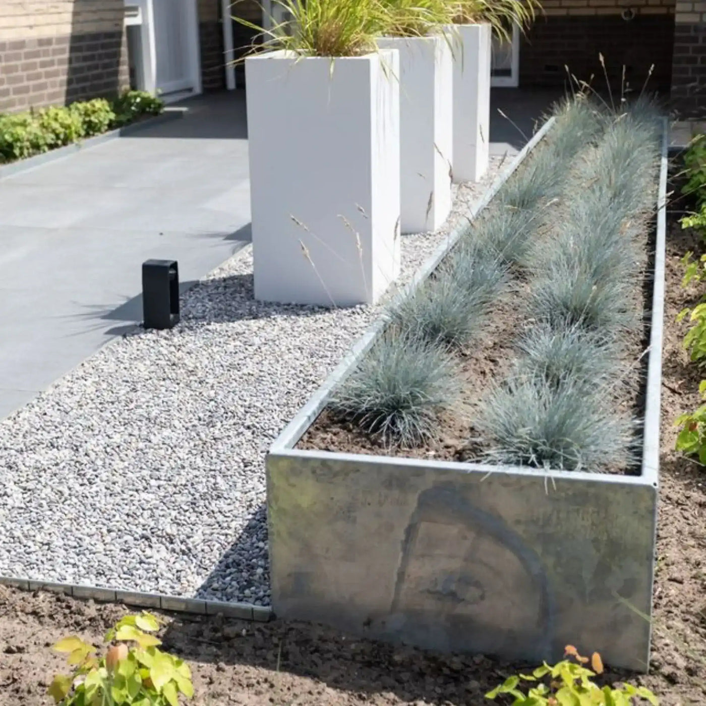 Zero-Flex Raised Garden Bed 400mm - Galvanised Steel - Australian Landscape Supplies