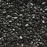 Black Polished Pebbles - 20kg - Kashmiri