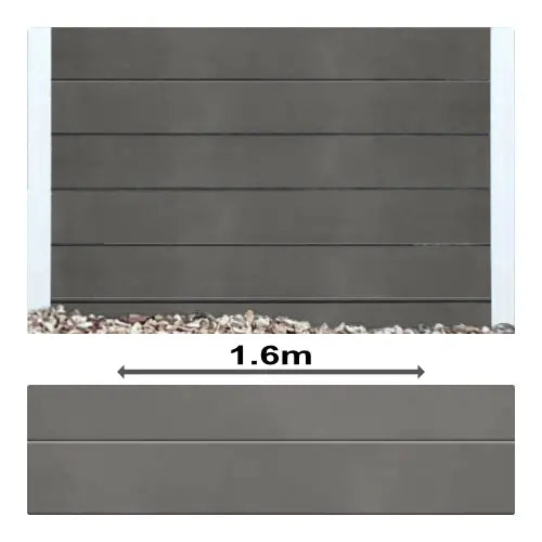 Charcoal Plain Smooth Concrete Sleepers - 1600mm | PCD Prime Concrete Developments | Australian Landscape Supplies