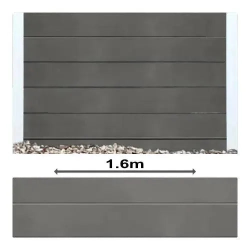 Charcoal Plain Smooth Concrete Sleepers - PCD - Australian Landscape Supplies