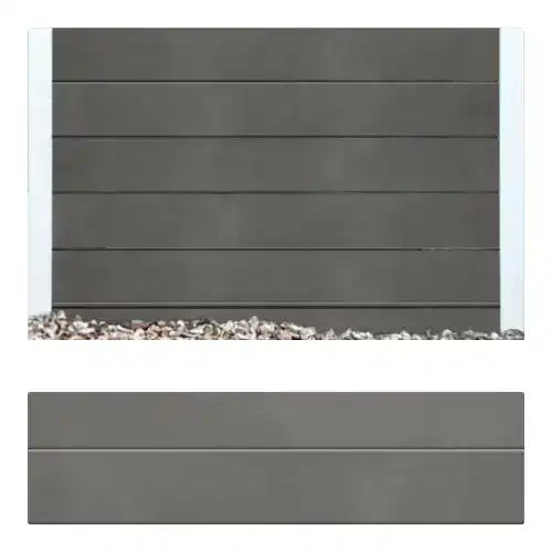 Smooth Charcoal Concrete Sleepers - Australian Landscape Supplies
