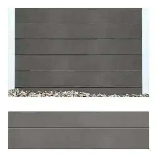 Smooth Charcoal - Concrete Sleepers - Australian Landscape Supplies