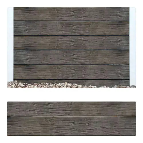 Charcoal Timber Rustic Concrete Sleepers | PCD Prime Concrete Developments | Australian Landscape Supplies