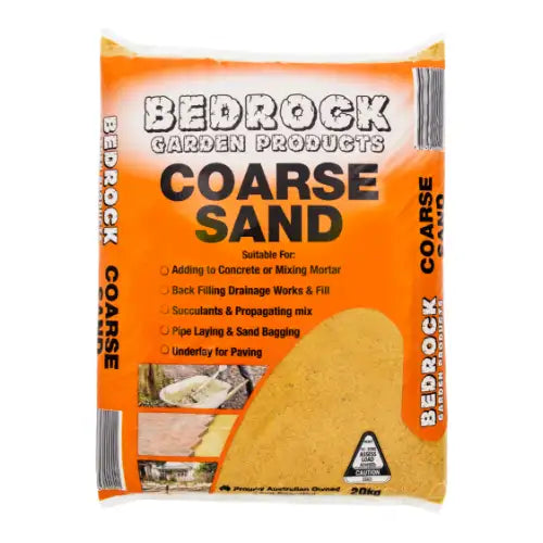 Coarse Sand - Bedrock | Landscaping Sands | Australian Landscape Supplies