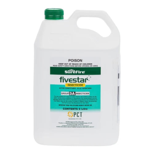Fivestar Insecticide 5 Litre - Surefire | Garden Pest Control | Australian Landscape Supplies