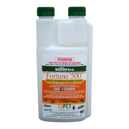 Fortune 500 EC Insecticide 1 Litre - Surefire | Garden Pest Control | Australian Landscape Supplies