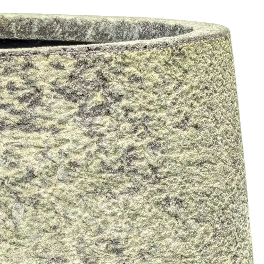 Halo Lightweight Rustic Pot - Green - Australian Landscape Supplies