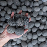 Charcoal Lava - Natural Pebbles | Kashmiri