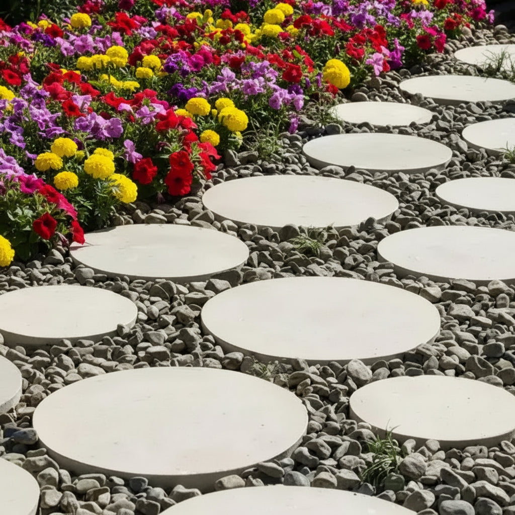 Lunar Round Stepping Stone - Edenstone - Australian Landscape Supplies