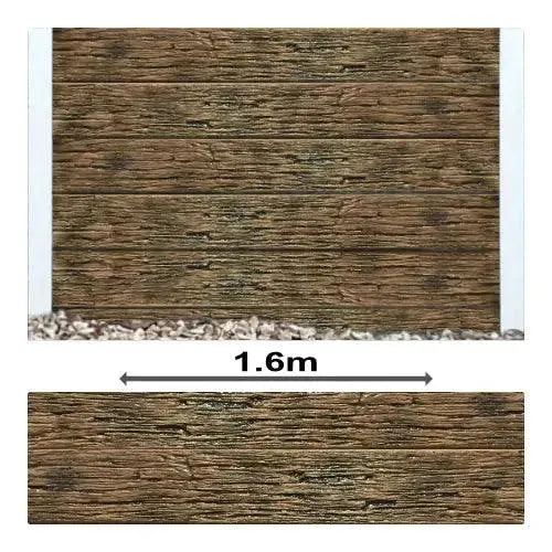 Oakey Brown Timber Optimum Sealed Concrete Sleepers - PCD - Australian Landscape Supplies
