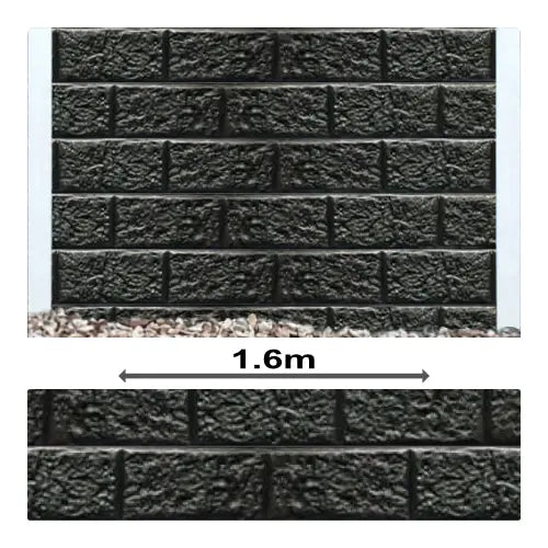 Onyx Block Pattern Optimum Sealed Concrete Sleepers - 1600mm | PCD Prime Concrete Developments | Australian Landscape Supplies
