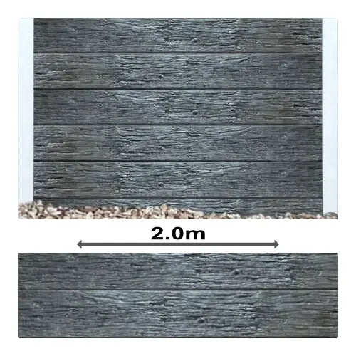 Onyx Timber Rustic Optimum Sealed Concrete Sleepers - 2000mm | PCD Prime Concrete Developments | Australian Landscape Supplies