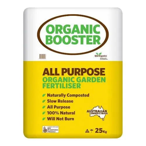 Organic Booster 25kg Pellets | QLD Organics - Australian Landscape Supplies