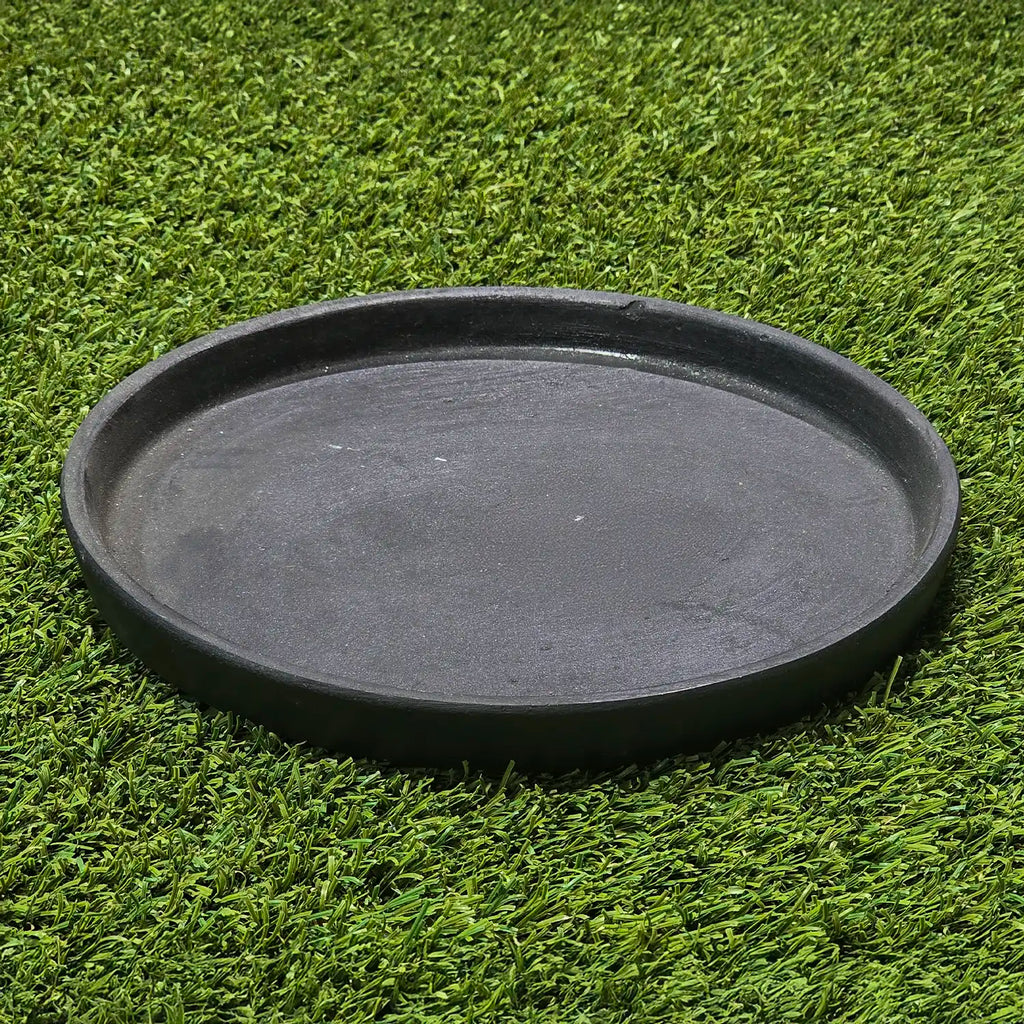Polished Cement Round Saucer - Australian Landscape Supplies