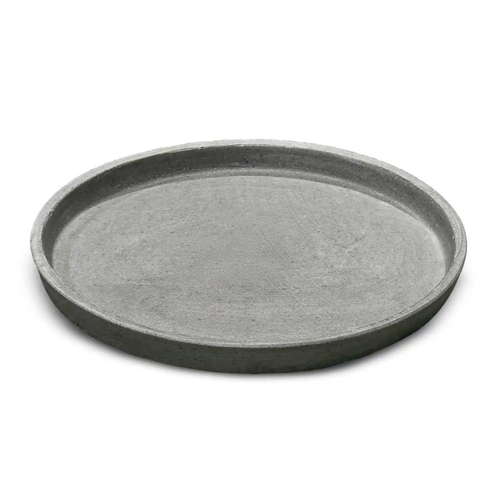 Polished Cement Round Saucer - Australian Landscape Supplies