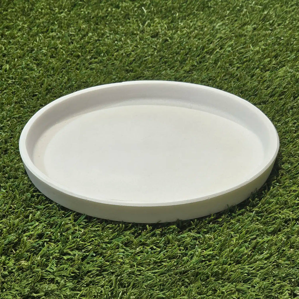 Polished Cement Round Saucer - Australian Landscape Supplies