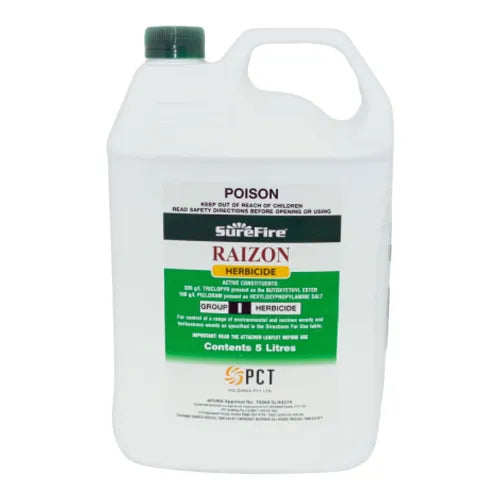 SureFire Raizon Herbicide 5 Liter - PCT | Weed Killer | Australian Landscape Supplies