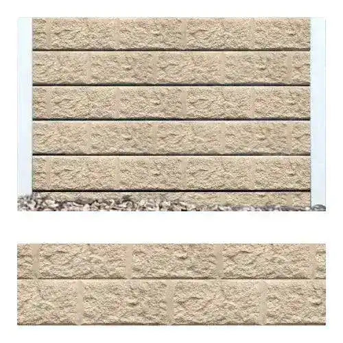 Sandstone Block Pattern Concrete Sleepers - PCD - Australian Landscape Supplies