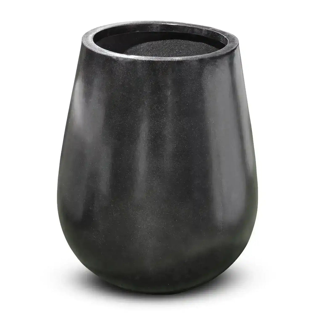 Triton U Pot - Black - Large Pot - Australian Landscape Supplies