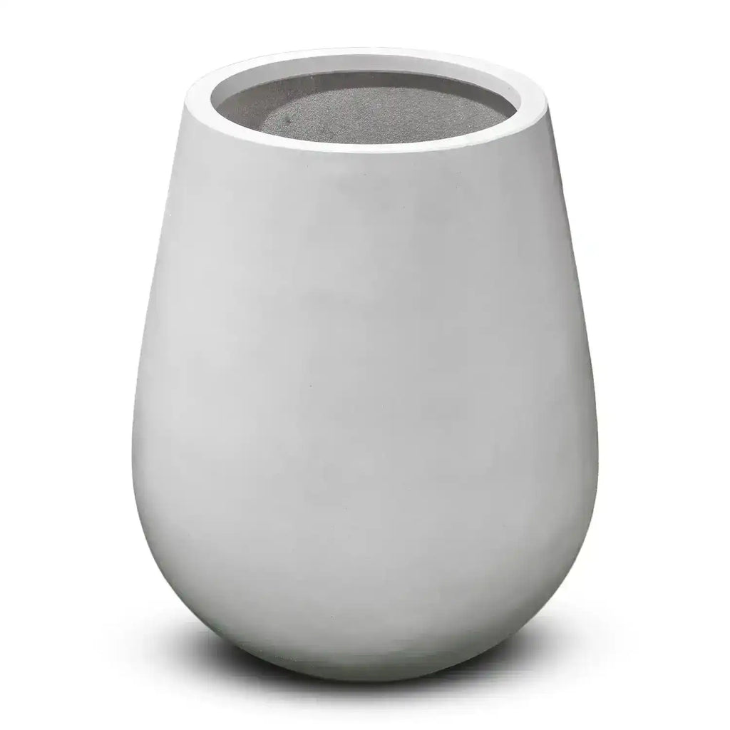 Triton U Pot - Pure White - Large Pot - Australian Landscape Supplies